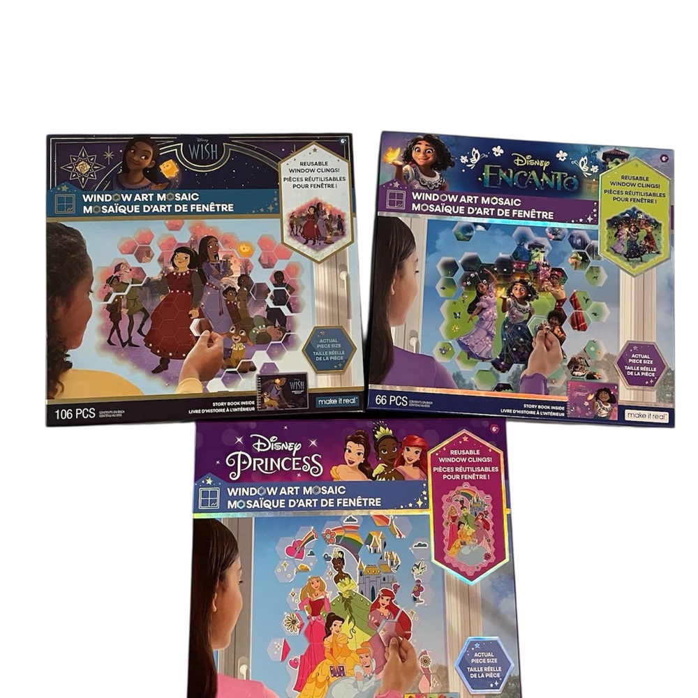Window Art Mosaic Sets (Lot of 3)